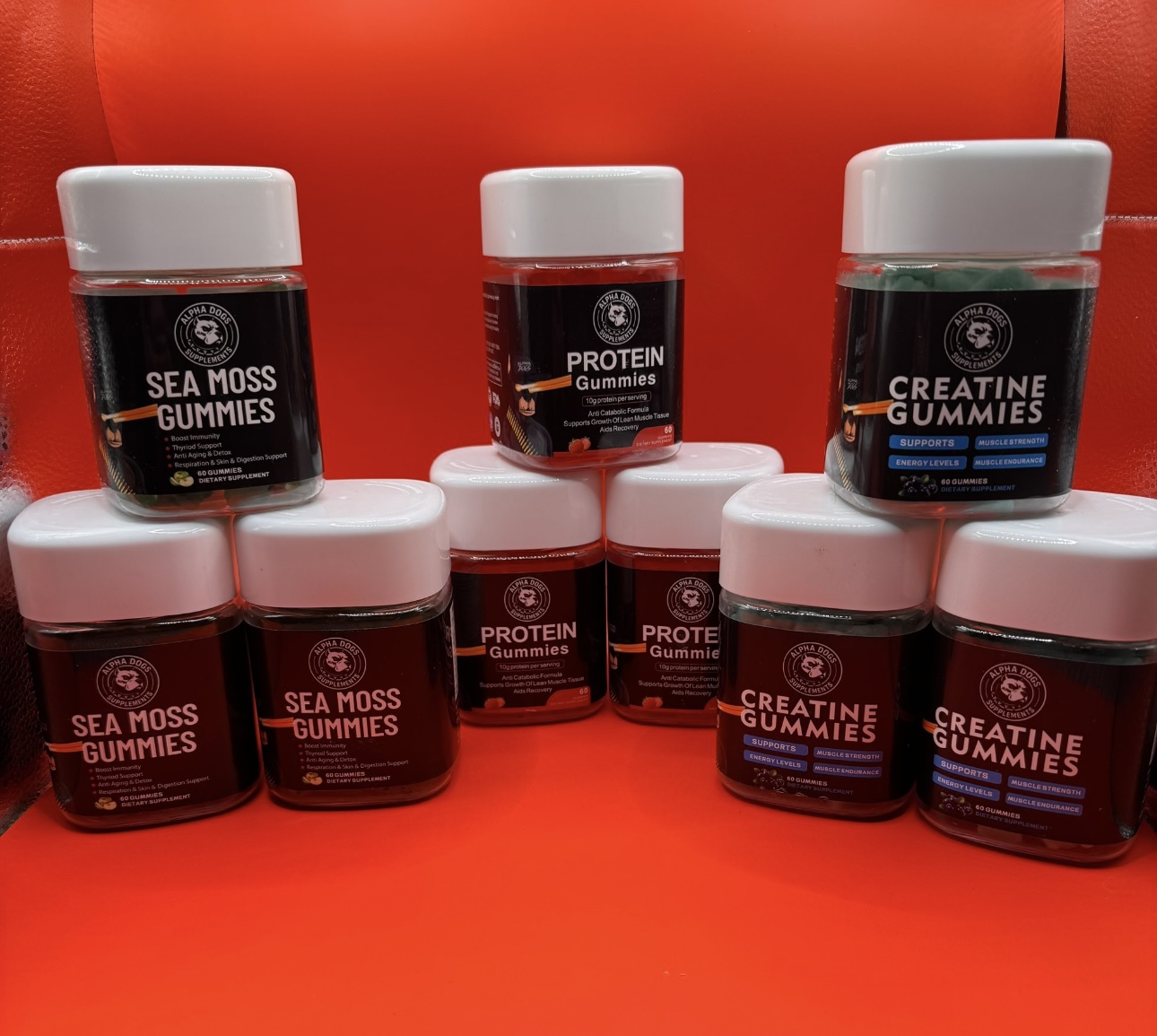 Alpha Dogs Supplements - Protein, Sea Moss, and Creatine Gummies