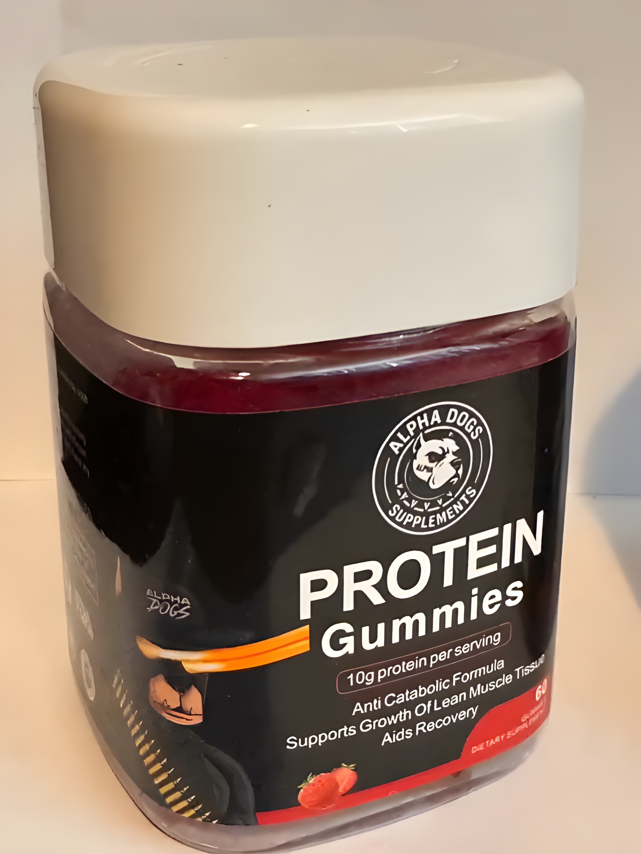 Alpha Dogs Protein Gummies - Single Bottle